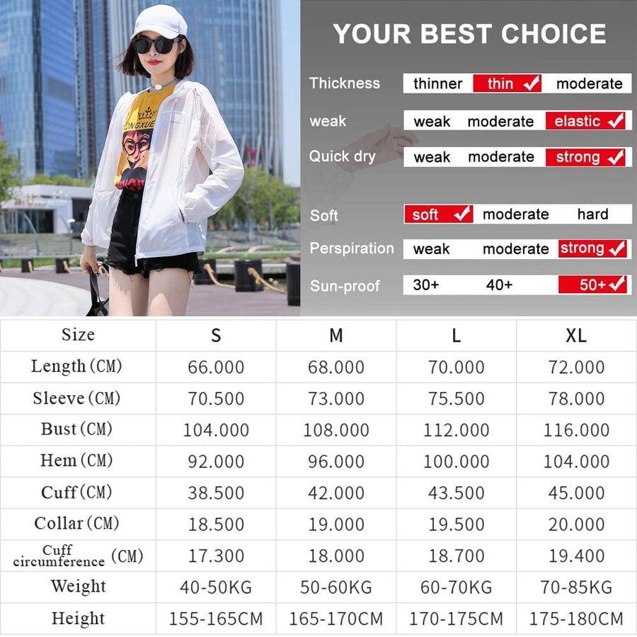 Lightweight UPF50+ Jacket - Sidiou Group
