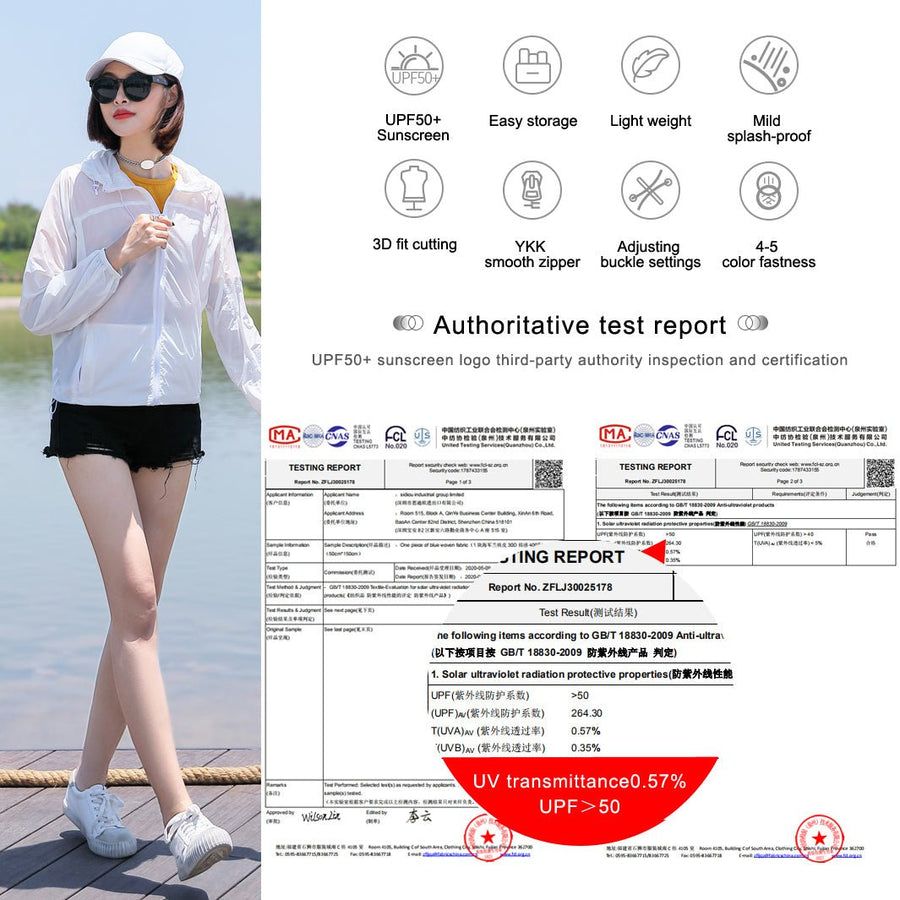 Lightweight UPF50+ Jacket - Sidiou Group