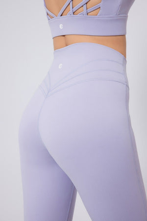 #purple High Support Workout Leggings by Anniou