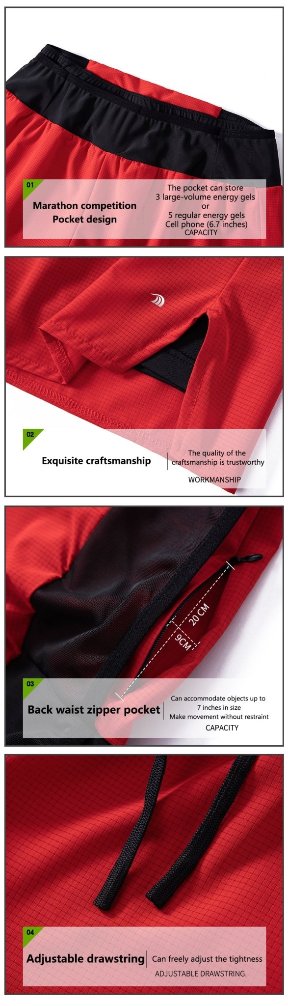 Marathon Running Shorts - Sidiou Group