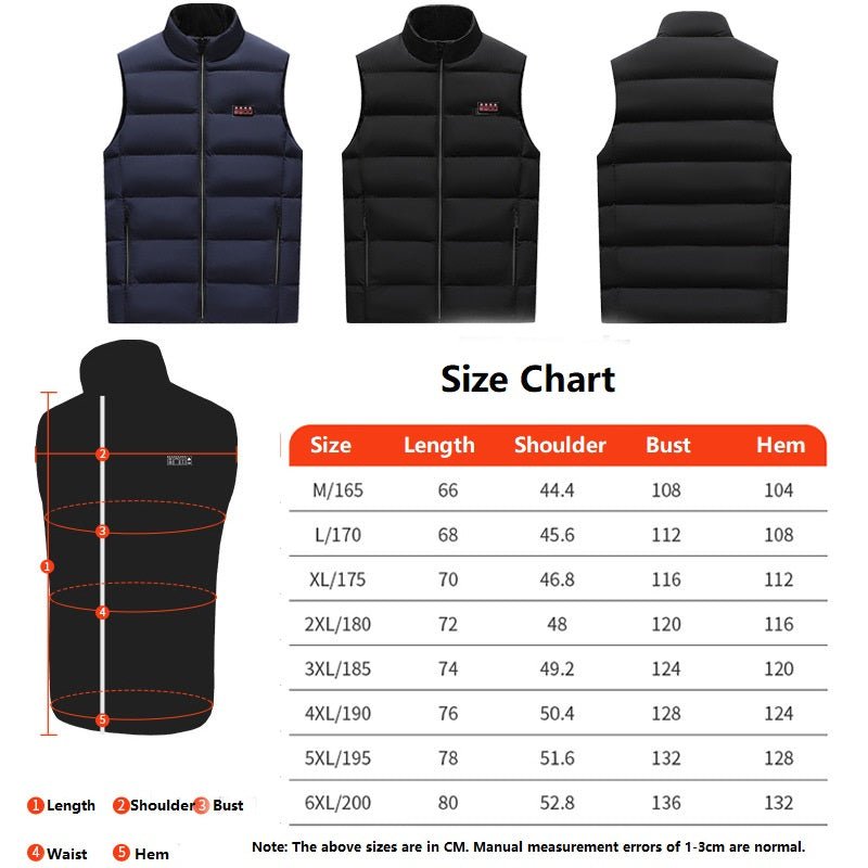 Men and Women's 23/26 Area Smart Heated Vest - Sidiou Group