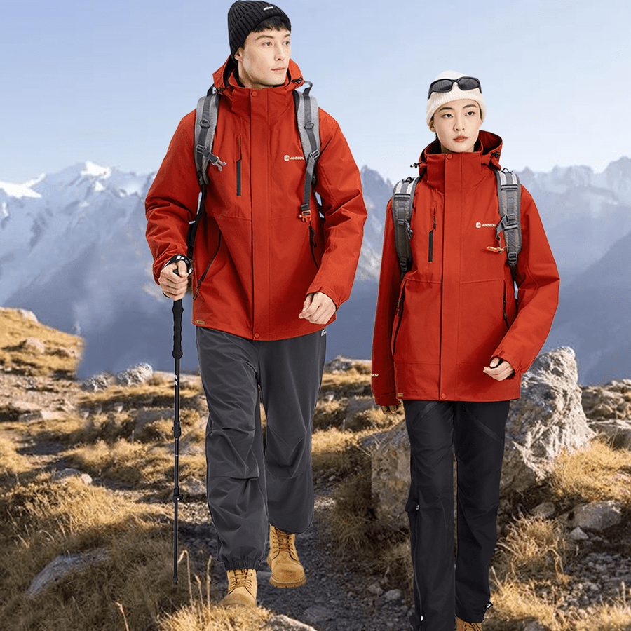 Men and Women's 3 - in - 1 Removable Outdoor Jacket - Sidiou Group