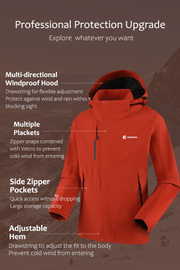 Men and Women's 3 - in - 1 Removable Outdoor Jacket - Sidiou Group