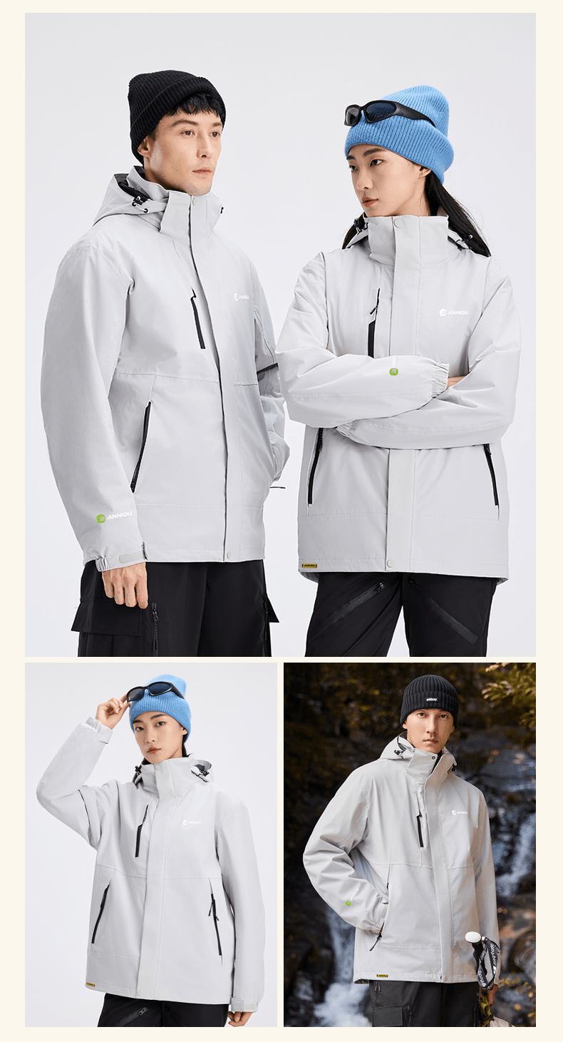 Men and Women's 3 - in - 1 Removable Outdoor Jacket - Sidiou Group