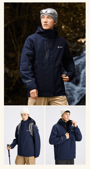 Men and Women's 3 - in - 1 Removable Outdoor Jacket - Sidiou Group