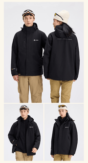 Men and Women's 3 - in - 1 Removable Outdoor Jacket - Sidiou Group