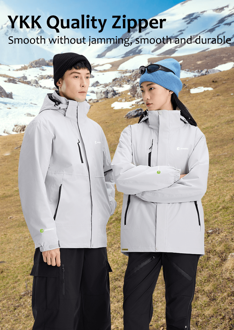 Men and Women's 3 - in - 1 Removable Outdoor Jacket - Sidiou Group