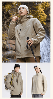 Men and Women's 3 - in - 1 Removable Outdoor Jacket - Sidiou Group