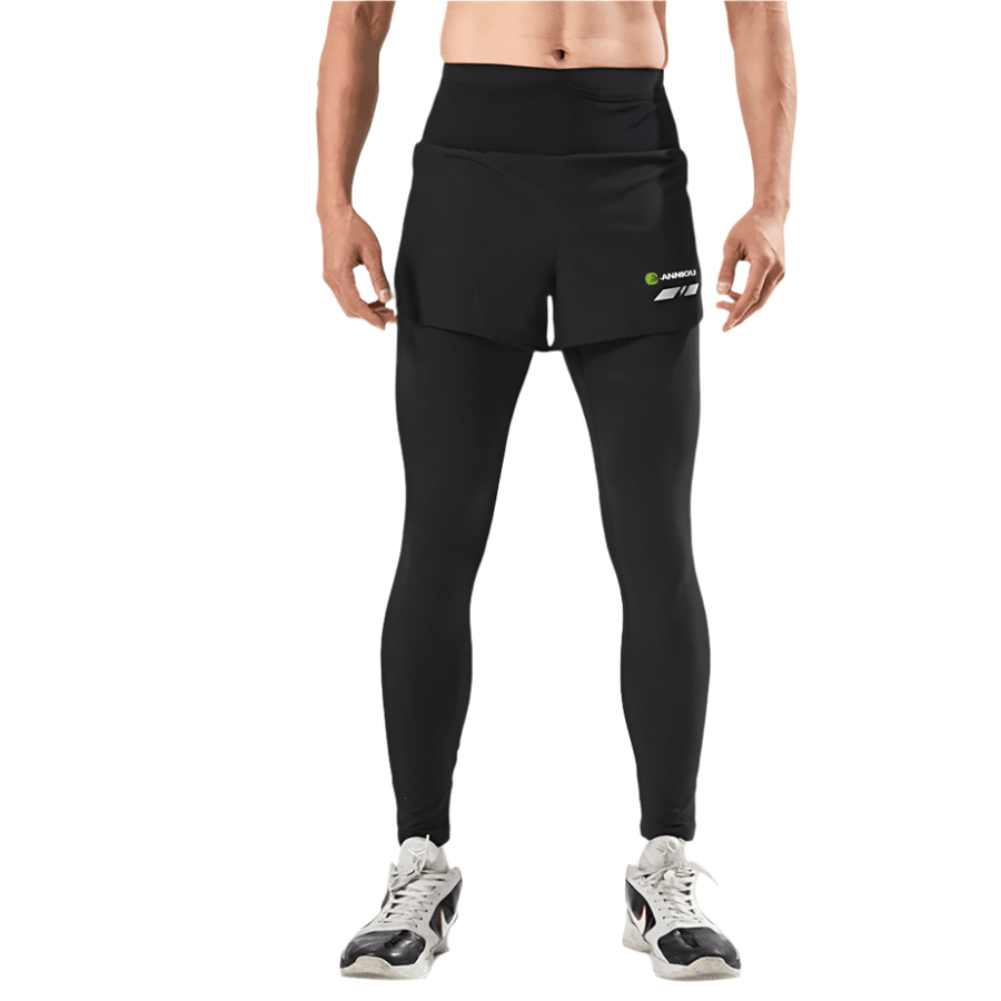Men and Women's Faux Two - piece Marathon Sports Pants - Sidiou Group