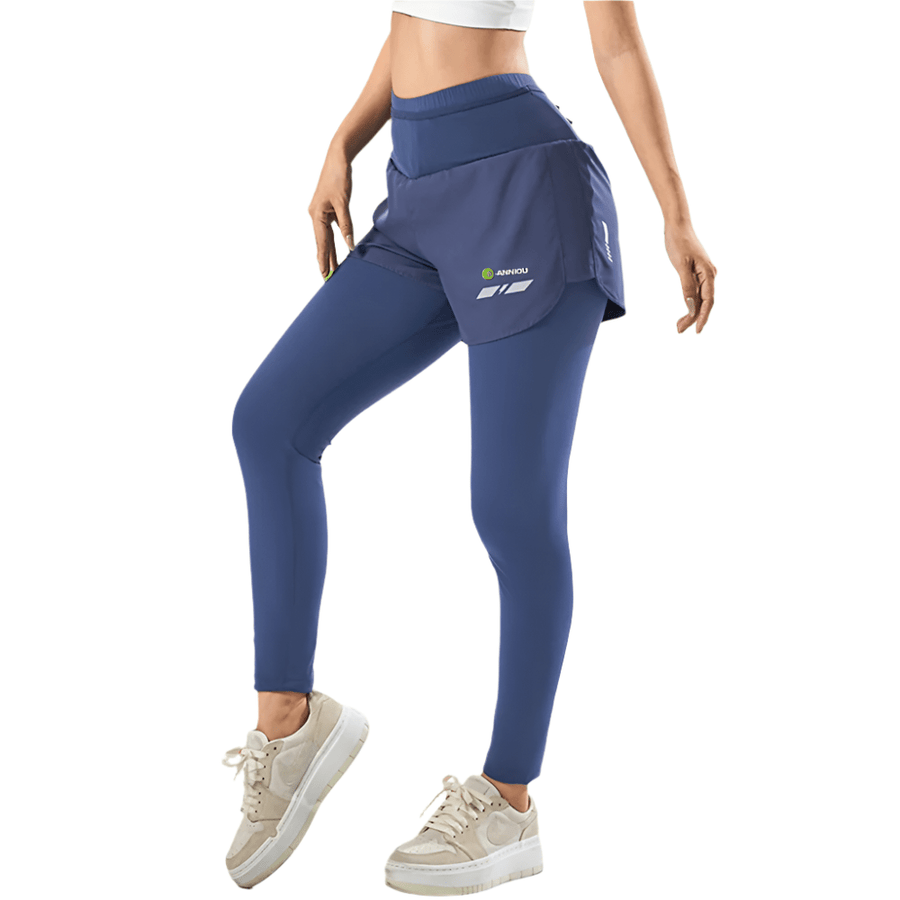 Men and Women's Faux Two - piece Marathon Sports Pants - Sidiou Group