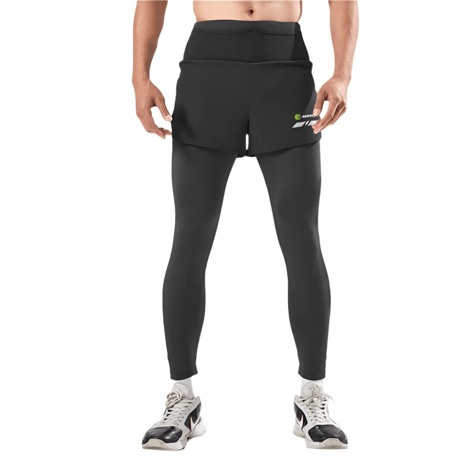 Men and Women's Faux Two - piece Marathon Sports Pants - Sidiou Group