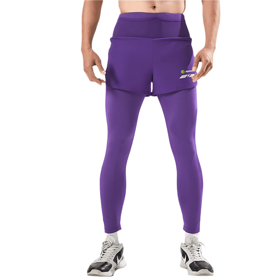 Men and Women's Faux Two - piece Marathon Sports Pants - Sidiou Group