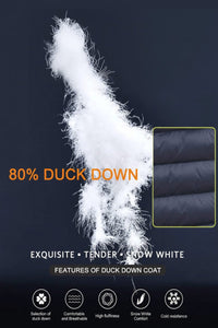 Single Button Heated Down Jacket