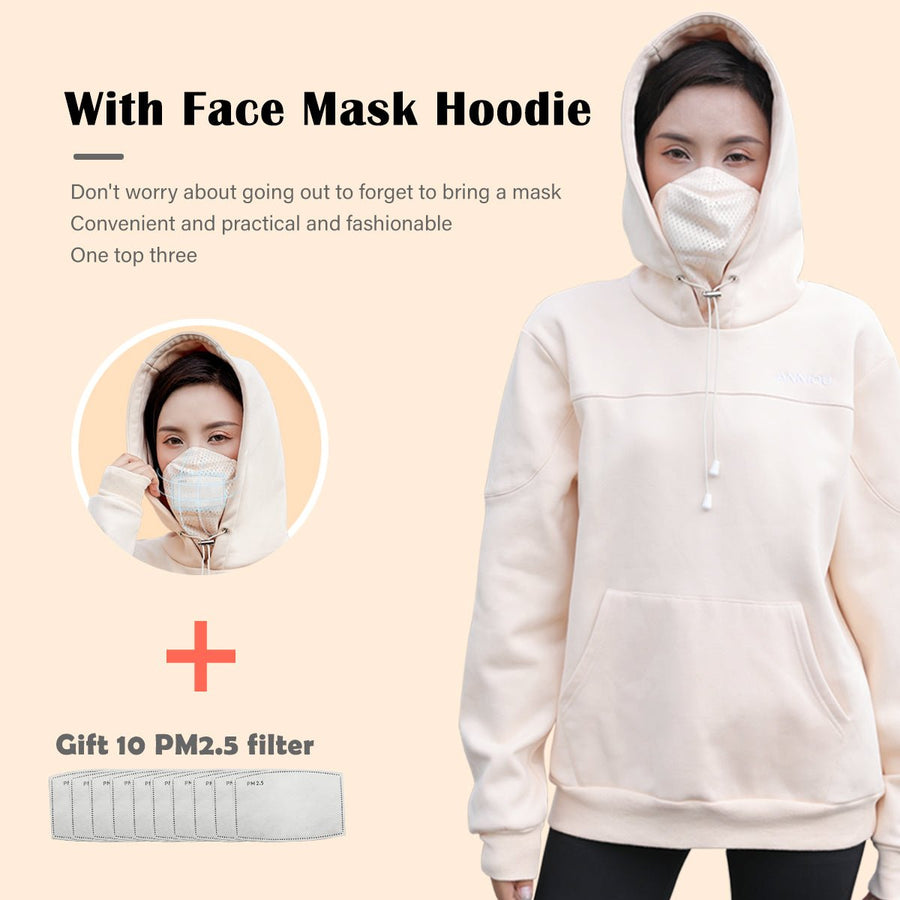 Men and Women's Mask Hoodie - Sidiou Group