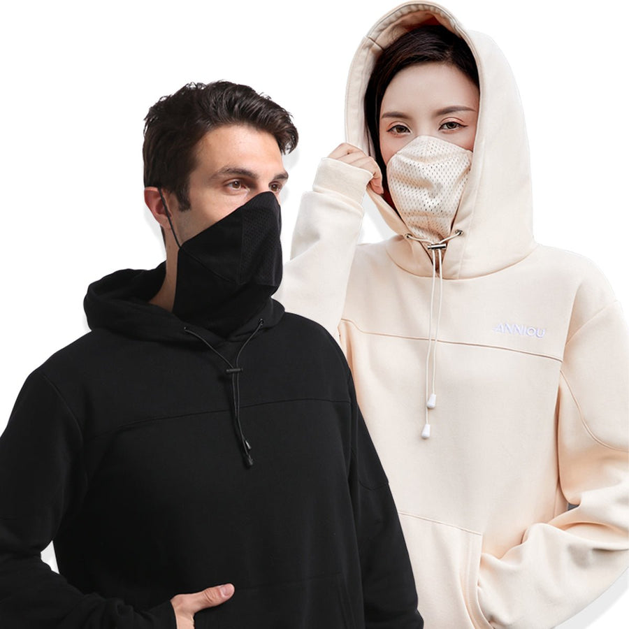 Men and Women's Mask Hoodie - Sidiou Group