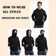 Men and Women's Mask Hoodie - Sidiou Group