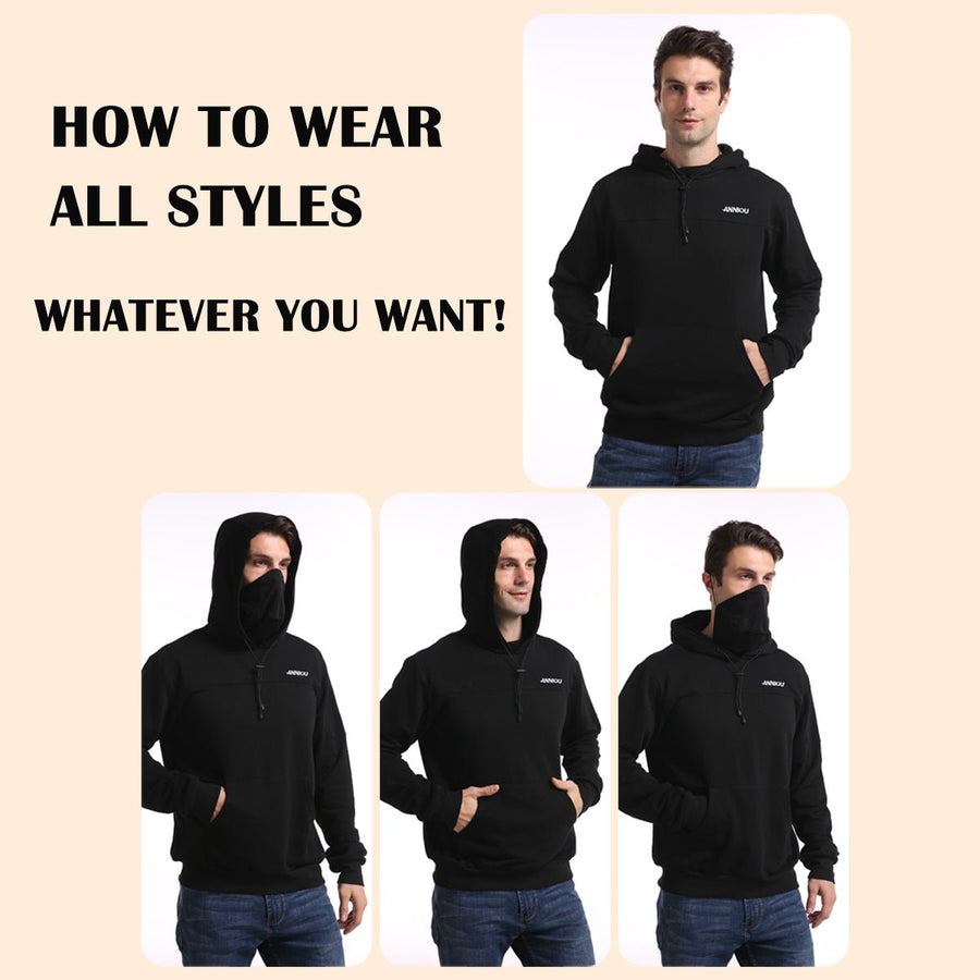 Men and Women's Mask Hoodie - Sidiou Group