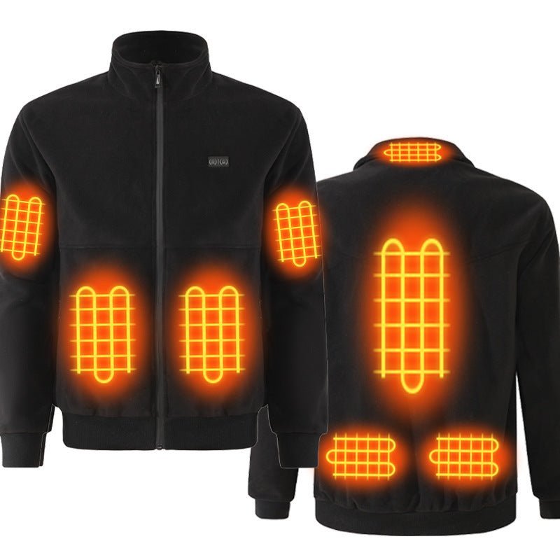 Men and Women's Polar Fleece Heated Jacket - Sidiou Group