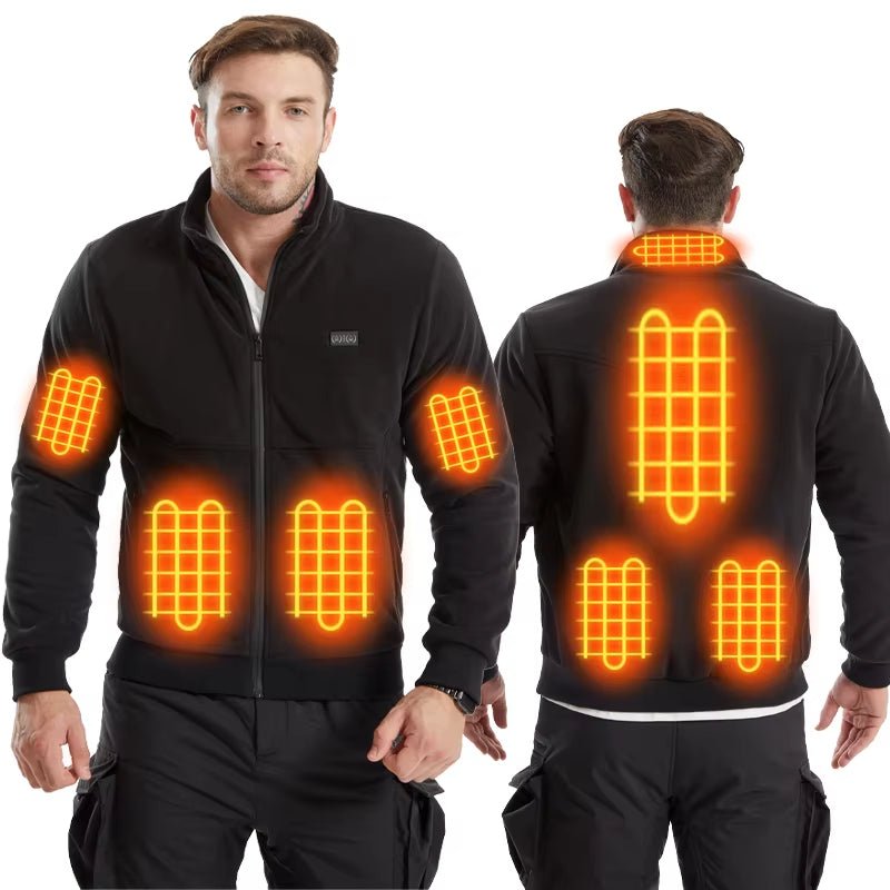 Men and Women's Polar Fleece Heated Jacket - Sidiou Group