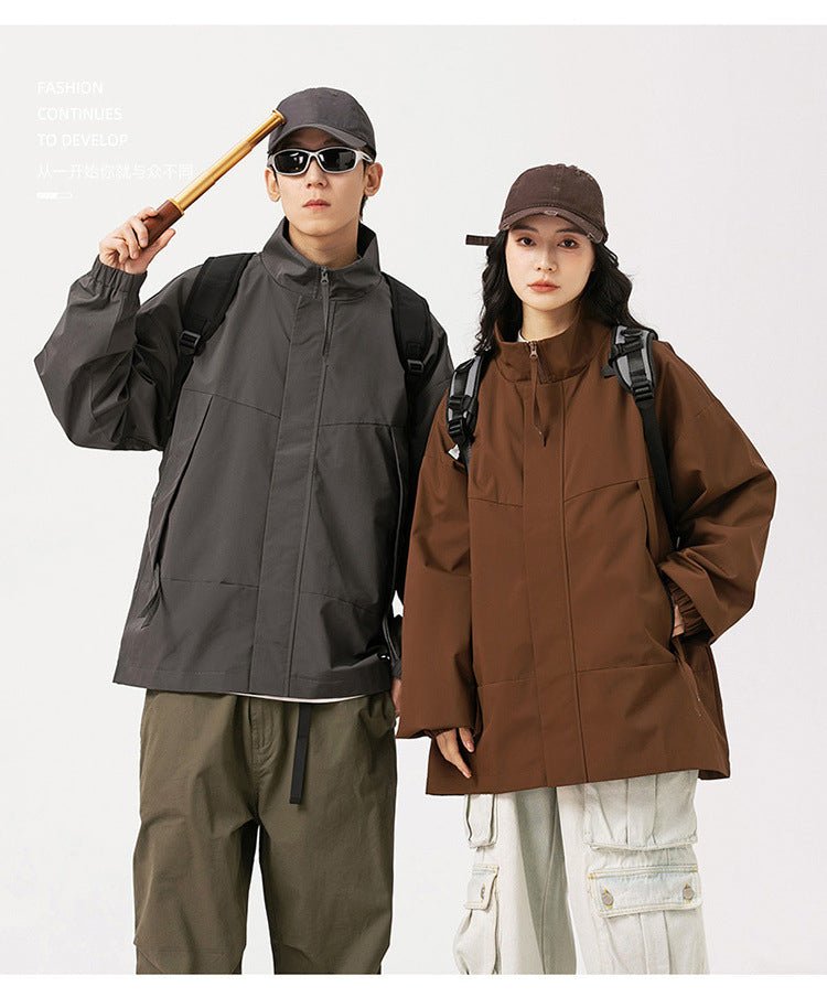Men and Women's Waterproof Windbreaker - Sidiou Group