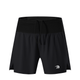 men's black high waist running shorts by Anniou
