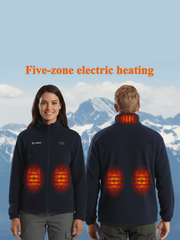 Dual Control 5 Area Heated Fleece Jacket