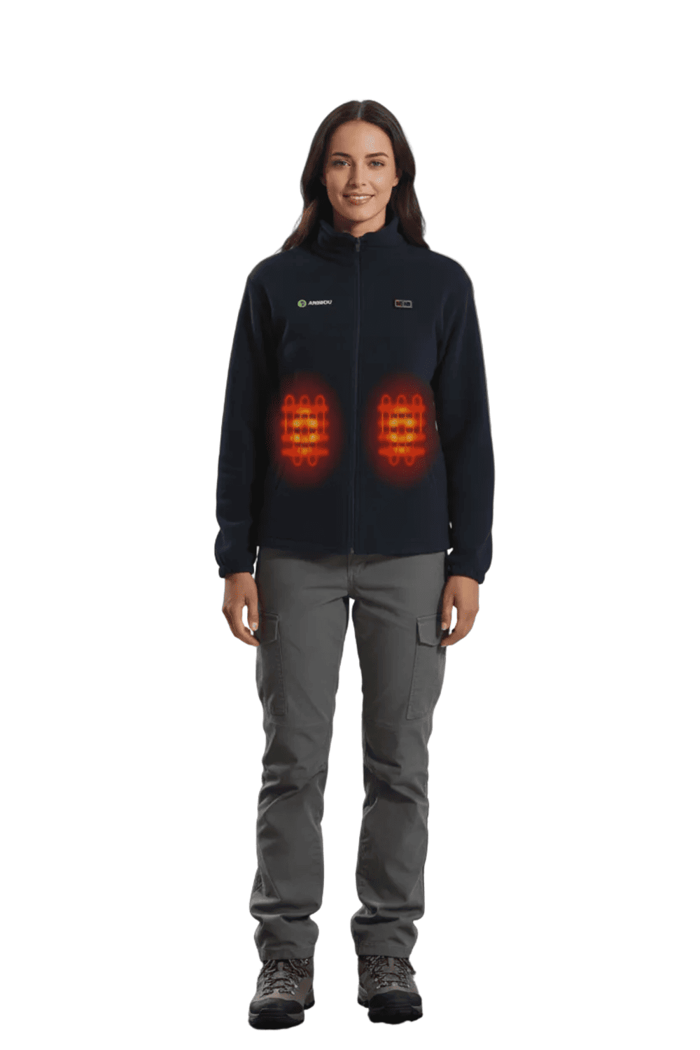 Dual Control 5 Area Heated Fleece Jacket