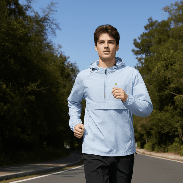 mens #lightblue cooling quick drying uv jacket
