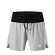 men's light gray high waist running shorts by Anniou