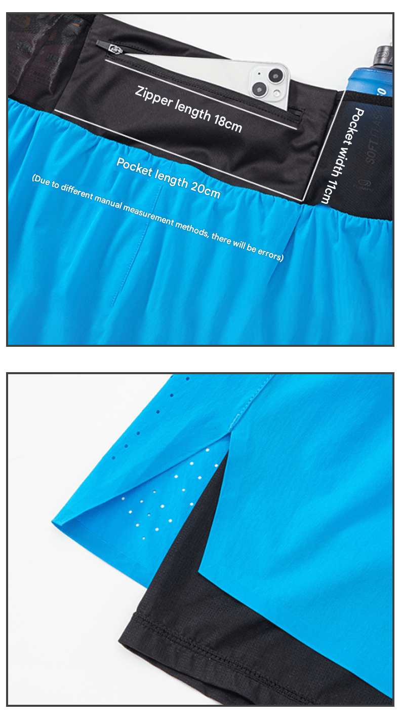 Men's 2 - in - 1 Trail Shorts - Sidiou Group