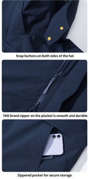Men's 3 - in - 1 Removable Down Ski Coat - Sidiou Group
