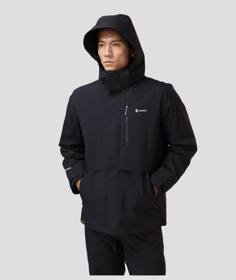 Men's 3 - in - 1 Removable Down Ski Coat - Sidiou Group