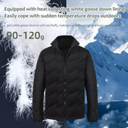 Men's 3 - in - 1 Removable Down Ski Coat - Sidiou Group