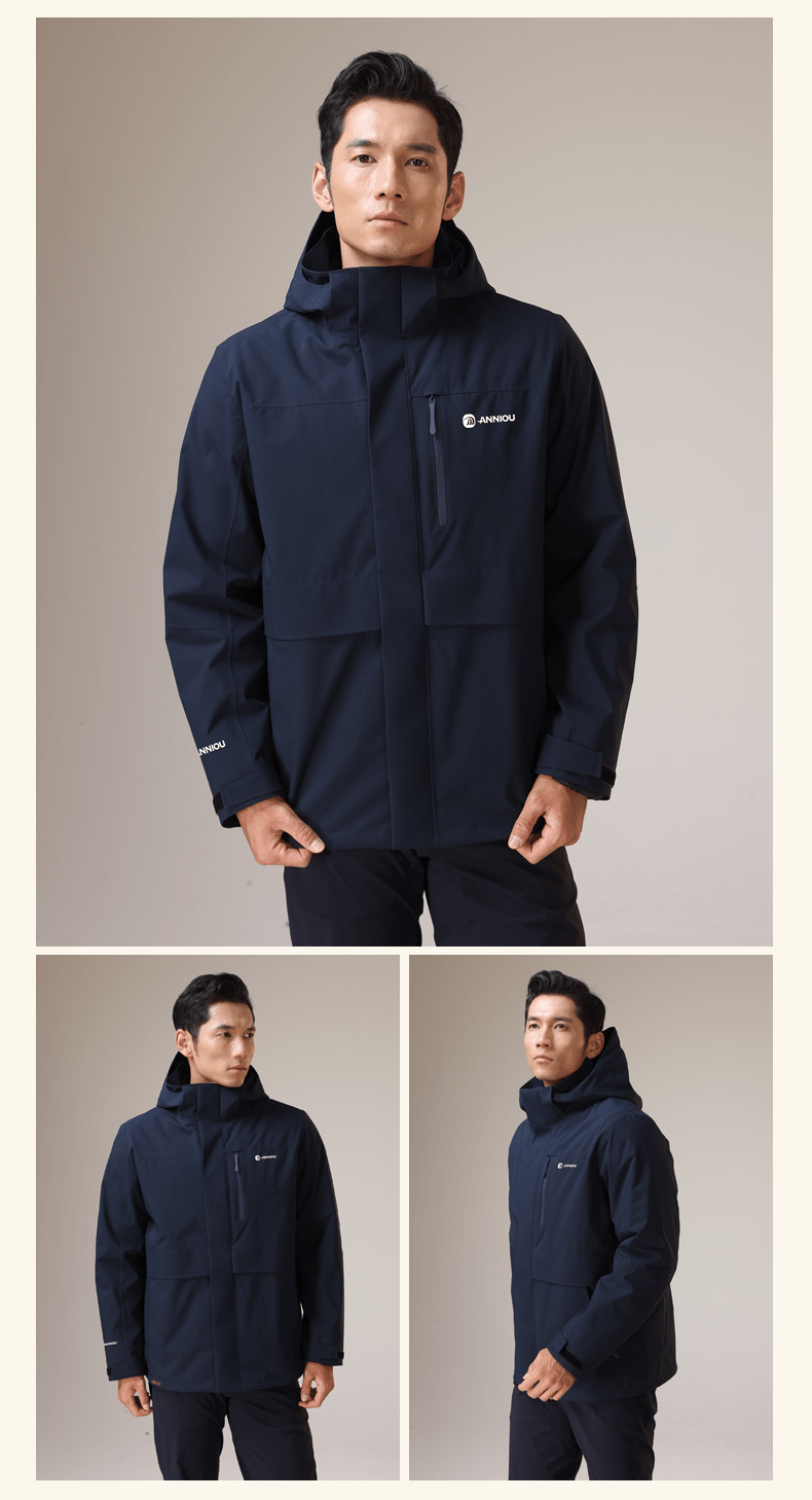 Men's 3 - in - 1 Removable Down Ski Coat - Sidiou Group