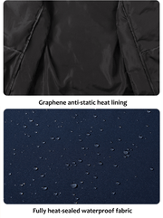 Men's 3 - in - 1 Removable Down Ski Coat - Sidiou Group