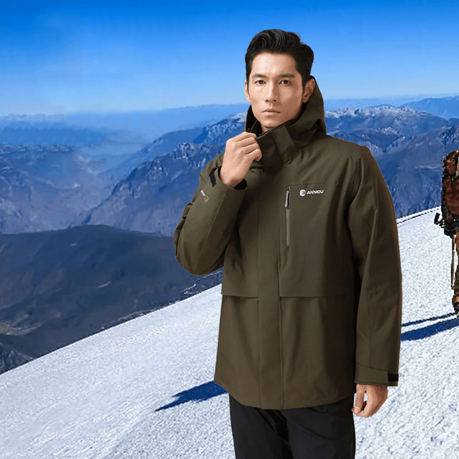 Men's 3 - in - 1 Removable Down Ski Coat - Sidiou Group