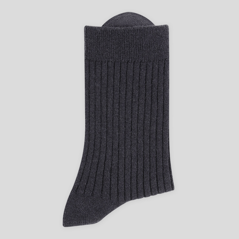 Men's 40% Wool Solid Striped Socks - Sidiou Group