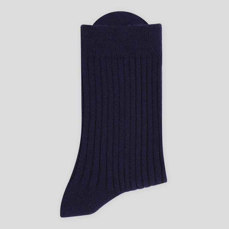 Men's 40% Wool Solid Striped Socks - Sidiou Group