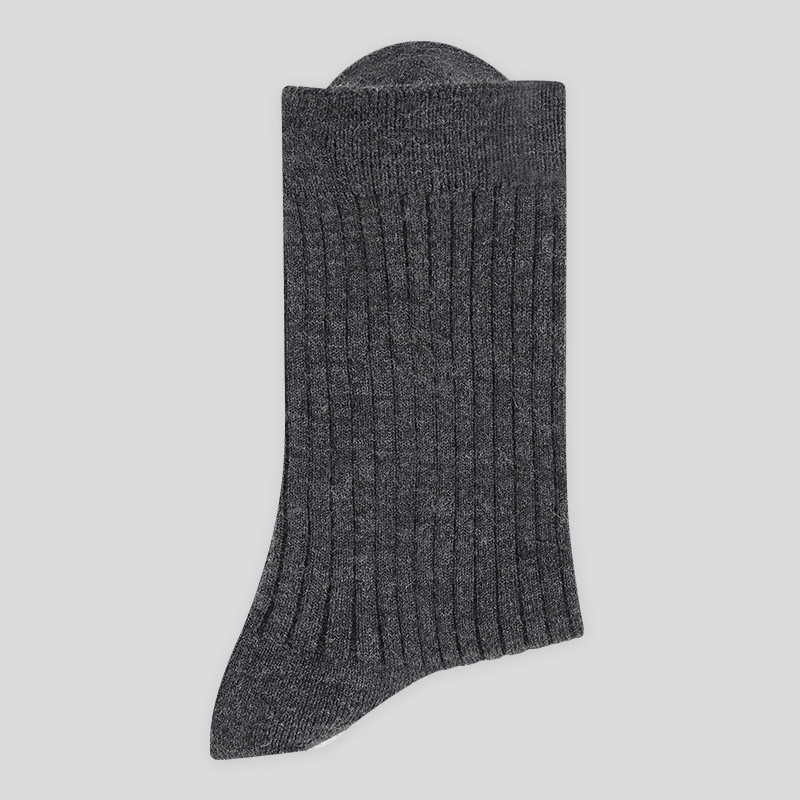 Men's 40% Wool Solid Striped Socks - Sidiou Group