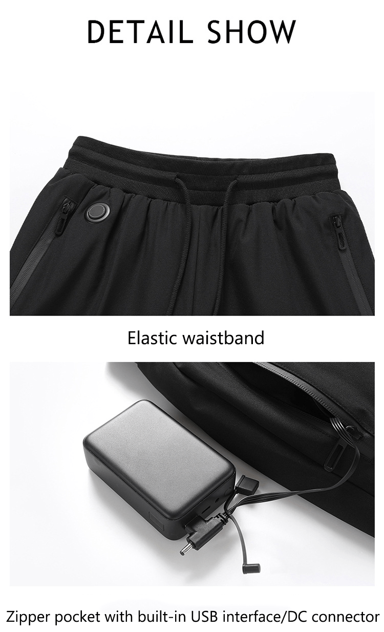 Men's 8 Area Waterproof Heated Pants - Sidiou Group