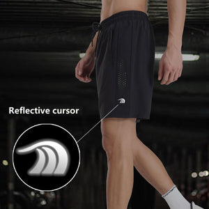 Men's Athletic Shorts -Anniou clothing reflective