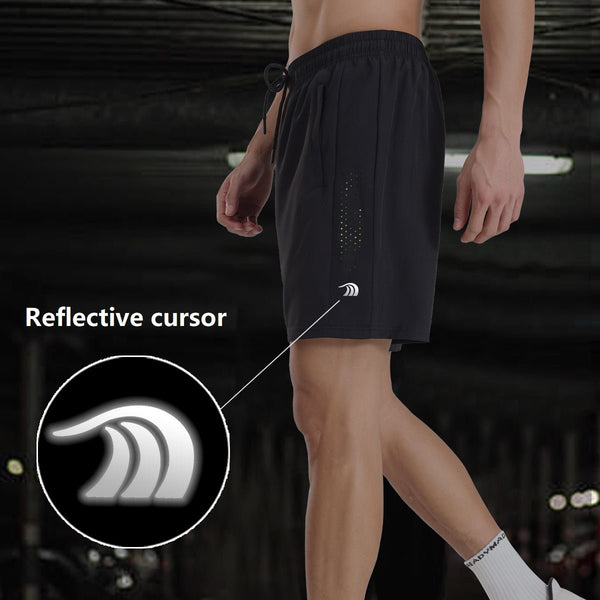 Men's Athletic Shorts -Anniou clothing reflective
