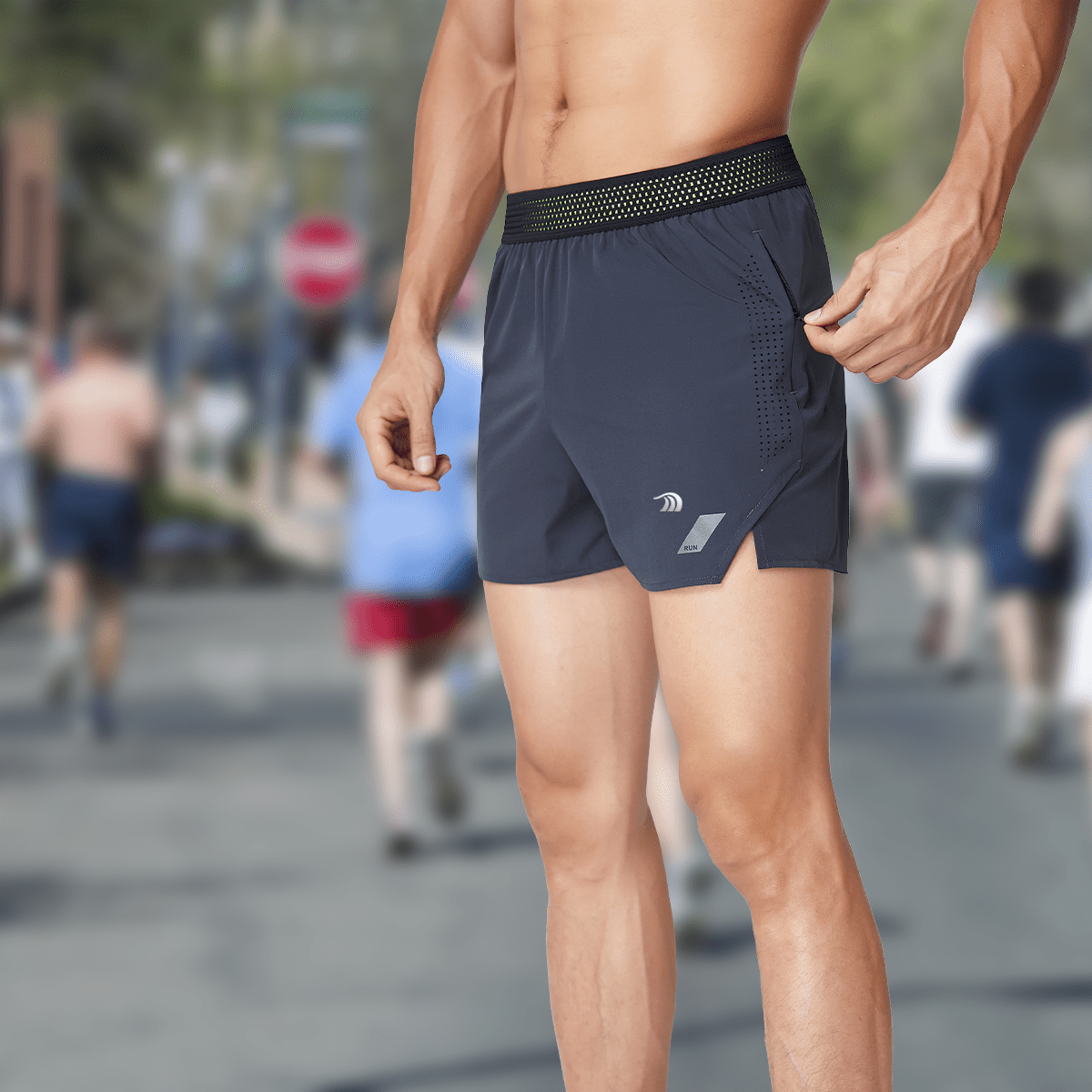 Men's Breathable Athletic Shorts - Sidiou Group