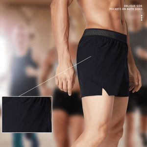 Mens breathing mesh  Breathable Athletic Shorts by Anniou