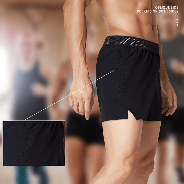 Mens breathing mesh  Breathable Athletic Shorts by Anniou