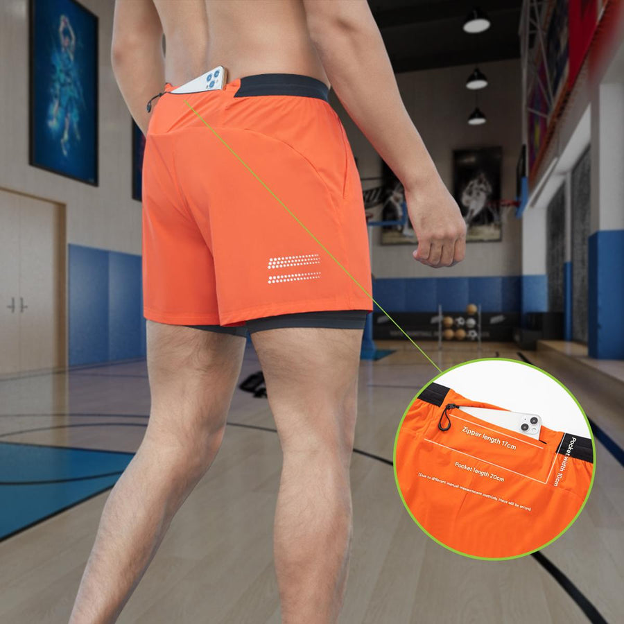 Men's Drawstring Marathon Running Shorts - Sidiou Group