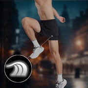 Men's Faux Two - piece Sports Shorts - Sidiou Group