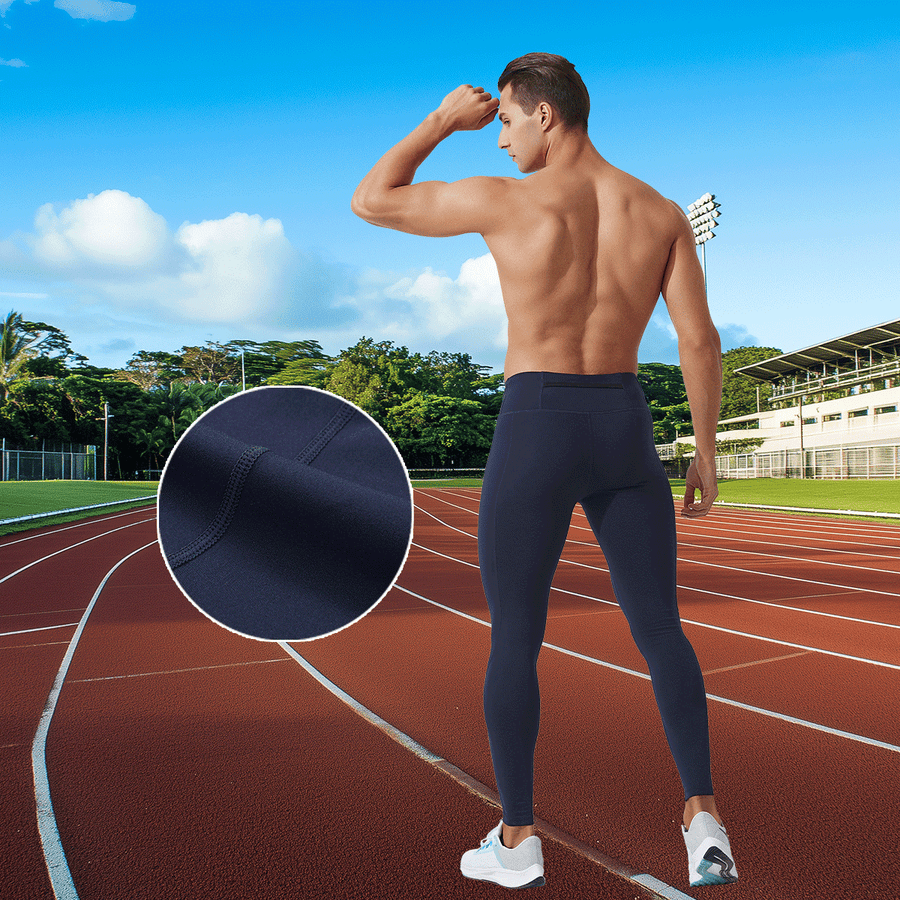 Men’s Fleece Compression Leggings - Sidiou Group