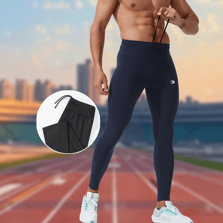 Men’s Fleece Compression Leggings - Sidiou Group