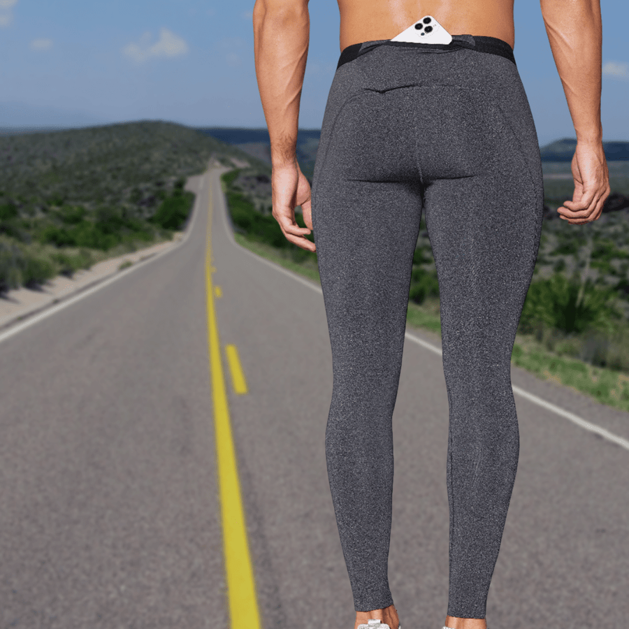 Men's Fleece Sports Tights - Sidiou Group